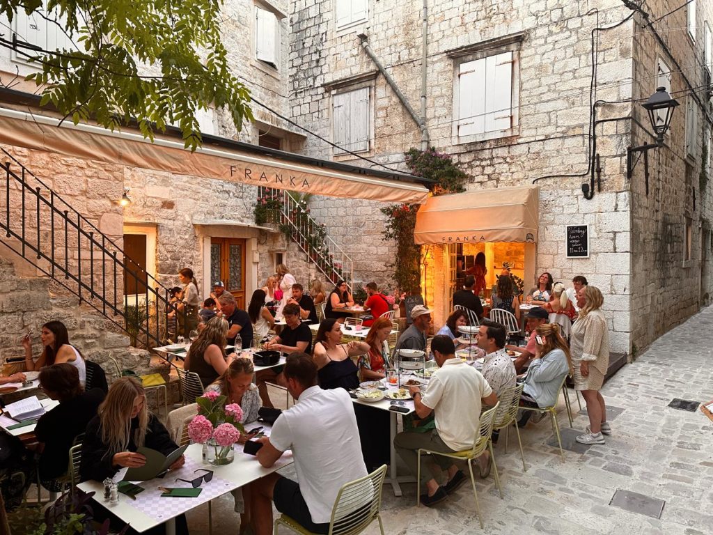 Restaurang Franka i Trogir 