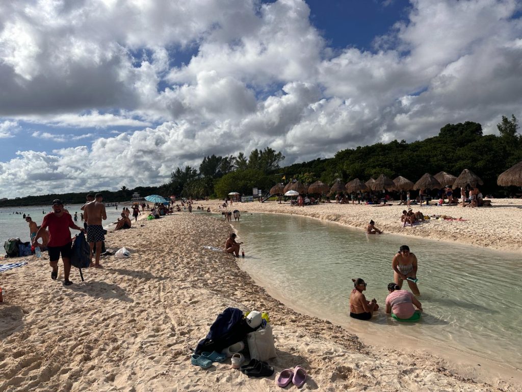 Stränder i Playa del Carmen Playa Punta Esmeralda 