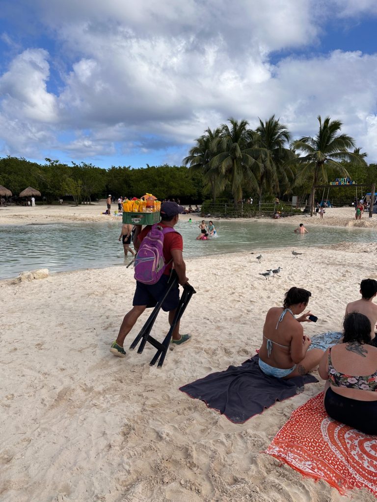 Stränder i Playa del Carmen Playa Punta Esmeralda 